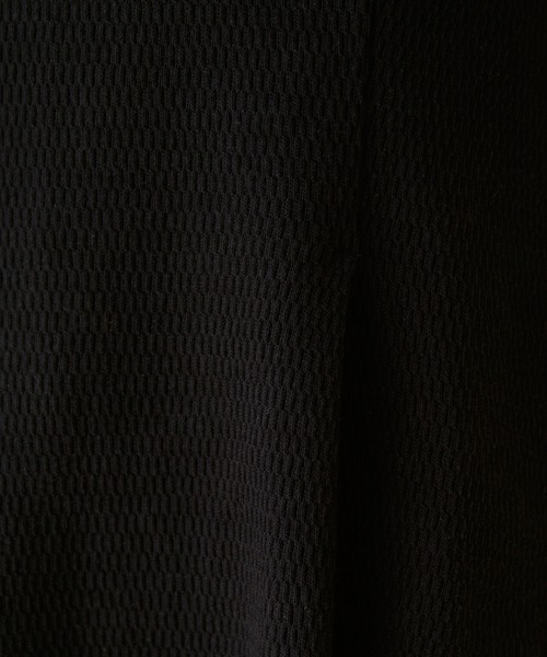 MADEMOISELLE ROPE'（マドモアゼル ロペ）の「【セット対応】ハニカムキャップスリーブプルオーバー（Tシャツ/カットソー・レディース・ブラック/オフホワイト/オレンジ・38）」の17枚目の写真