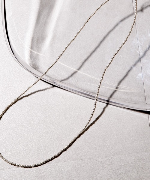 kutir（クティール）の「ビーズネックレス（ネックレス・メンズ・シルバー/ターコイズブルー・FREE）」の12枚目の写真