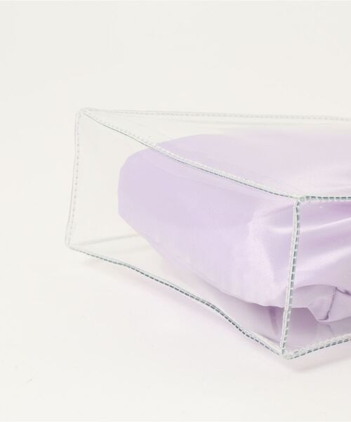 mimi toujours（ミミトゥジュール）の「ショルダーバッグ クリア 巾着ポーチ付き（ショルダーバッグ・レディース・ミント/ラベンダー・F）」の20枚目の写真