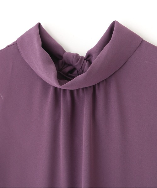 PROPORTION BODY DRESSING（プロポーションボディドレッシング）の「２ＷＡＹジョーゼットボウタイＢＬ / 1211210702（シャツ/ブラウス・レディース・ブラック/ボルドー・FREE）」の7枚目の写真