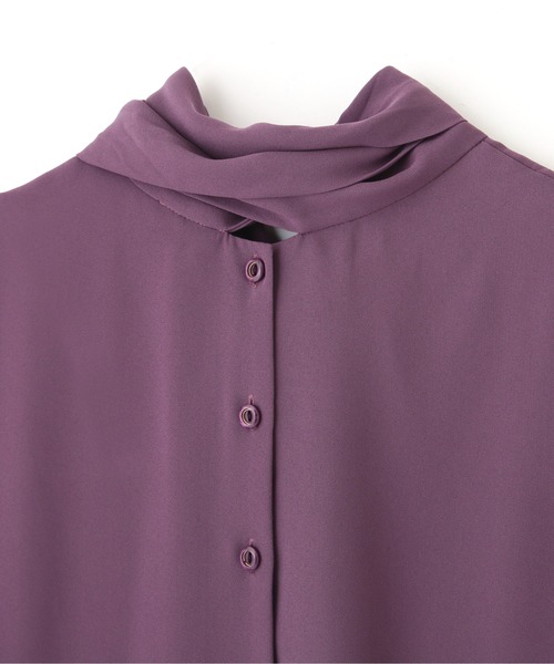 PROPORTION BODY DRESSING（プロポーションボディドレッシング）の「２ＷＡＹジョーゼットボウタイＢＬ / 1211210702（シャツ/ブラウス・レディース・ブラック/ボルドー・FREE）」の13枚目の写真