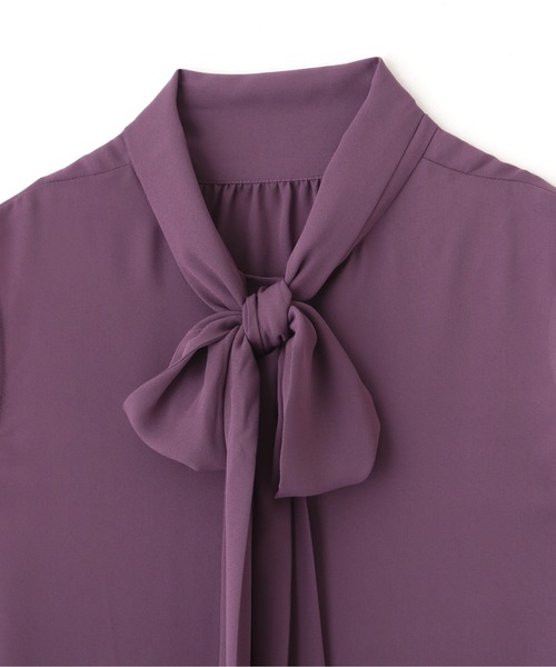 PROPORTION BODY DRESSING（プロポーションボディドレッシング）の「２ＷＡＹジョーゼットボウタイＢＬ / 1211210702（シャツ/ブラウス・レディース・ブラック/ボルドー・FREE）」の9枚目の写真