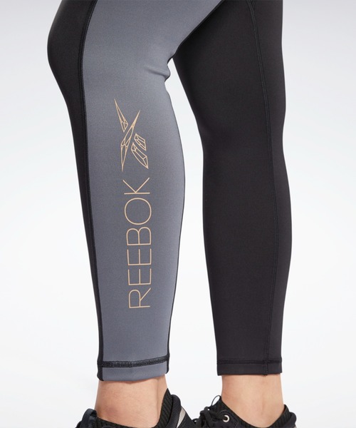 Reebok（リーボック）の「キレイフィット レギンス / KireiFit Leggings （レギンス/スパッツ・レディース・ブラック/レッド/ネイビー/コーラルピンク/アーミー・LARGE/MEDIUM/X-LARGE/SMALL/XX-LARGE）」の10枚目の写真