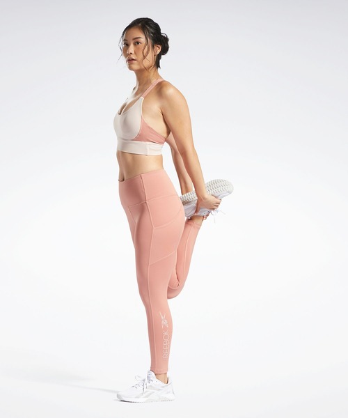 Reebok（リーボック）の「キレイフィット レギンス / KireiFit Leggings （レギンス/スパッツ・レディース・ブラック/レッド/ネイビー/コーラルピンク/アーミー・LARGE/MEDIUM/X-LARGE/SMALL/XX-LARGE）」の22枚目の写真