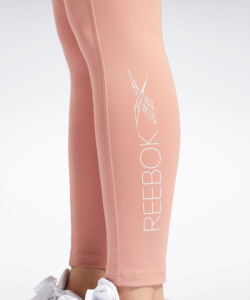 Reebok（リーボック）の「キレイフィット レギンス / KireiFit Leggings （レギンス/スパッツ・レディース・ブラック/レッド/ネイビー/コーラルピンク/アーミー・LARGE/MEDIUM/X-LARGE/SMALL/XX-LARGE）」の20枚目の写真
