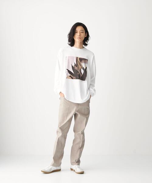 CITEN（シテン）の「＜CITEN（シテン）＞フレンチツイル テーパード パンツ（その他パンツ・メンズ・ブラック/ベージュ・M/L）」の5枚目の写真