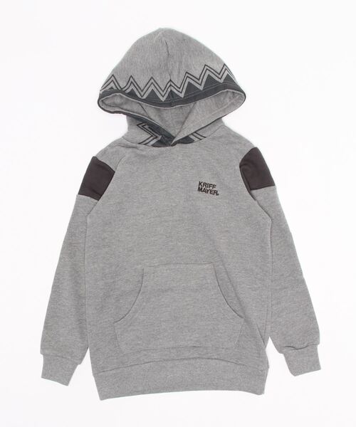 KRIFF MAYER Kid's Collection（クリフメイヤーキッズコレクション）の「ガラフーディー（スウェット・キッズ・グレー/カーキ/ワインレッド/ブルーグリーン/チャコール・120/130/140/150/160/170）」の8枚目の写真
