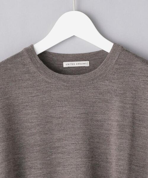 UNITED ARROWS（ユナイテッドアローズ）の「＜UNITED ARROWS＞ ハイゲージ メランジ クルーネック（ニット/セーター・メンズ・ライトグレー/ブラウン・S/L/XL/M）」の13枚目の写真