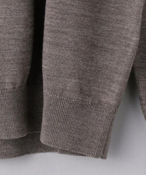 UNITED ARROWS（ユナイテッドアローズ）の「＜UNITED ARROWS＞ ハイゲージ メランジ クルーネック（ニット/セーター・メンズ・ライトグレー/ブラウン・S/L/XL/M）」の16枚目の写真