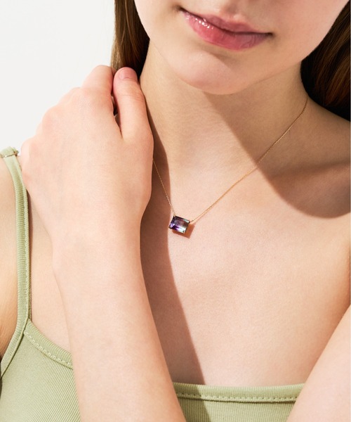 セール】K18 レインボーフローライト ネックレス（ネックレス）｜Jewel