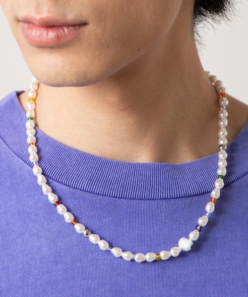 WEGO（ウィゴー）の「WEGO/モチーフミックスパールネックレス（ネックレス・メンズ・その他4/その他3/その他5/その他6/その他1/その他8/その他7/その他2/その他9/その他11/その他10・FREE）」の6枚目の写真