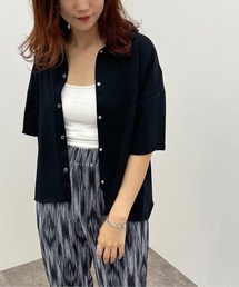 apres jour mignon | ドットボタンスウェットシャツ【ZOZOTOWN限定アイテム】(シャツ/ブラウス)