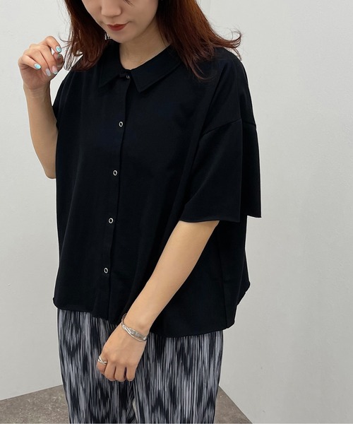 apres jour mignon(アプレジュールミニョン)の「ドットボタンスウェットシャツ【ZOZOTOWN限定アイテム】(シャツ/ブラウス・レディース・ブラック/ナチュラル/ダークブルー・X-LARGE/フリー)」の13枚目の写真