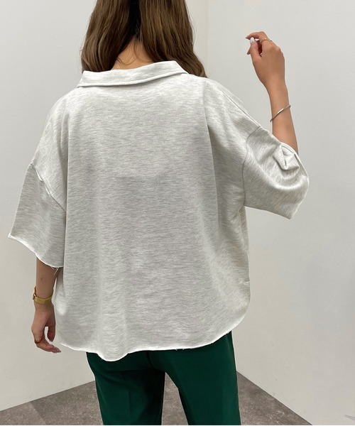 apres jour mignon(アプレジュールミニョン)の「ドットボタンスウェットシャツ【ZOZOTOWN限定アイテム】(シャツ/ブラウス・レディース・ブラック/ナチュラル/ダークブルー・X-LARGE/フリー)」の20枚目の写真