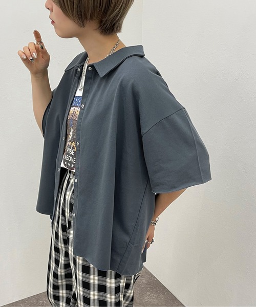 apres jour mignon(アプレジュールミニョン)の「ドットボタンスウェットシャツ【ZOZOTOWN限定アイテム】(シャツ/ブラウス・レディース・ブラック/ナチュラル/ダークブルー・X-LARGE/フリー)」の15枚目の写真