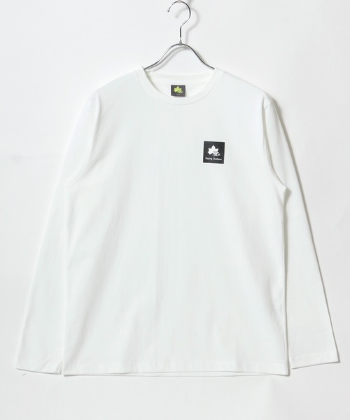 LOGOS(ロゴス)の「LOGOS/ロゴス ワンポイントミニBOXロゴ ロンT(Tシャツ/カットソー・メンズ・ホワイト/グレー/ブラック/オリーブ/ダークグリーン/ネイビー・M/L/LL)」の22枚目の写真