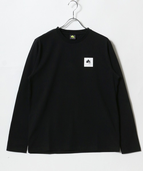 LOGOS(ロゴス)の「LOGOS/ロゴス ワンポイントミニBOXロゴ ロンT(Tシャツ/カットソー・メンズ・ホワイト/グレー/ブラック/オリーブ/ダークグリーン/ネイビー・M/L/LL)」の16枚目の写真