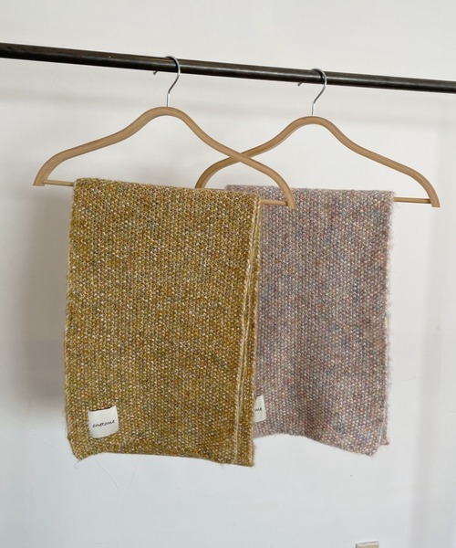 onetome（ワントゥーミー）の「マルチカラーマフラー（マフラー・レディース・ホワイト/イエロー・FREE）」の7枚目の写真