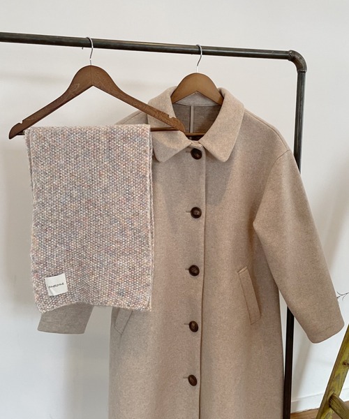 onetome（ワントゥーミー）の「マルチカラーマフラー（マフラー・レディース・ホワイト/イエロー・FREE）」の20枚目の写真