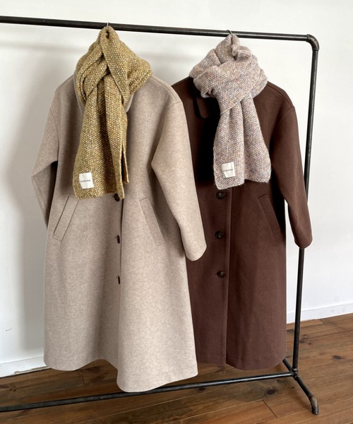 onetome（ワントゥーミー）の「マルチカラーマフラー（マフラー・レディース・ホワイト/イエロー・FREE）」の18枚目の写真