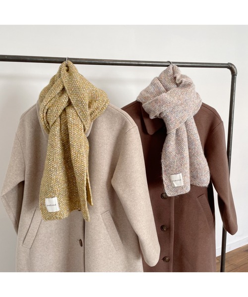 onetome（ワントゥーミー）の「マルチカラーマフラー（マフラー・レディース・ホワイト/イエロー・FREE）」の19枚目の写真