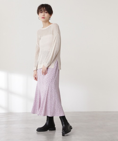 N.（N. Natural Beauty Basic）（エヌエヌナチュラルビューティーベーシック）の「◆サイドゴアミドルブーツ（ブーツ・レディース・ブラック/オフホワイト・MEDIUM/LARGE）」の10枚目の写真