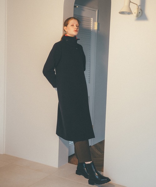 N.（N. Natural Beauty Basic）（エヌエヌナチュラルビューティーベーシック）の「◆サイドゴアミドルブーツ（ブーツ・レディース・ブラック/オフホワイト・MEDIUM/LARGE）」の14枚目の写真