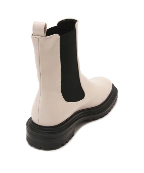 N.（N. Natural Beauty Basic）（エヌエヌナチュラルビューティーベーシック）の「◆サイドゴアミドルブーツ（ブーツ・レディース・ブラック/オフホワイト・MEDIUM/LARGE）」の19枚目の写真