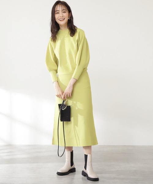 N.（N. Natural Beauty Basic）（エヌエヌナチュラルビューティーベーシック）の「◆サイドゴアミドルブーツ（ブーツ・レディース・ブラック/オフホワイト・MEDIUM/LARGE）」の13枚目の写真