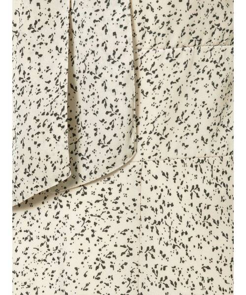 MERCURYDUO（マーキュリーデュオ）の「ペイントドットパフスリーブボウタイワンピース（ワンピース・レディース・ブラック/ブルー/アイボリー・FREE）」の4枚目の写真