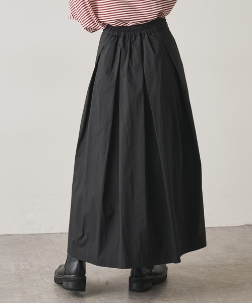 Omekashi（オメカシ）の「タックフレアロングスカート（スカート・レディース・ブラック/パープル/ピンク・38/36）」の8枚目の写真