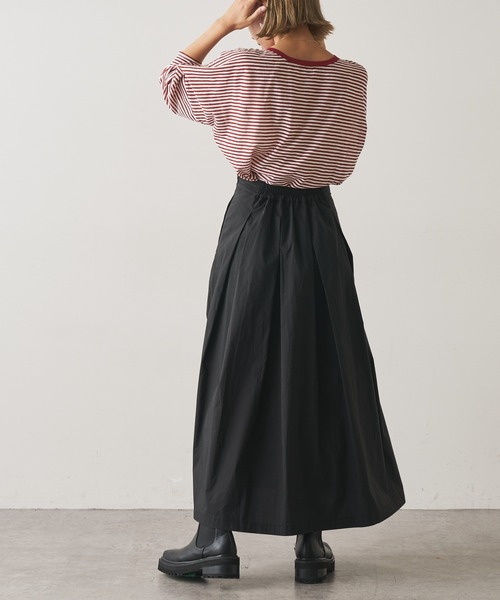 Omekashi（オメカシ）の「タックフレアロングスカート（スカート・レディース・ブラック/パープル/ピンク・38/36）」の11枚目の写真