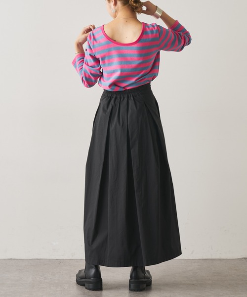 Omekashi（オメカシ）の「タックフレアロングスカート（スカート・レディース・ブラック/パープル/ピンク・38/36）」の14枚目の写真