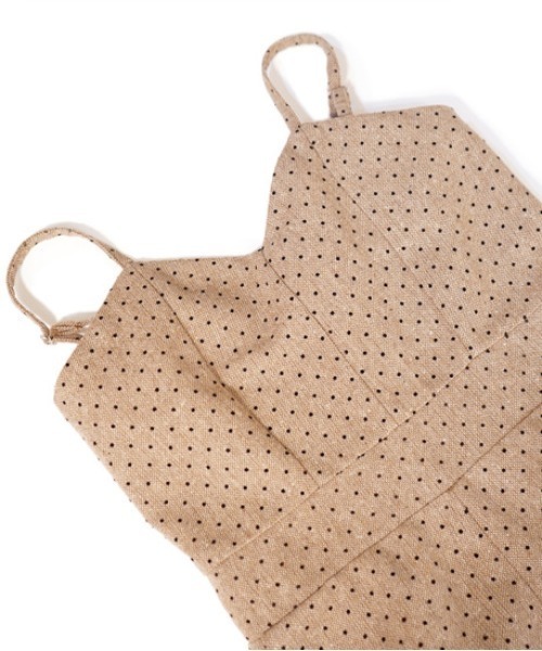 flower（フラワー）の「チャーミングドットロンパース（サロペット/オーバーオール・レディース・ベージュ/グレー・FREE）」の15枚目の写真