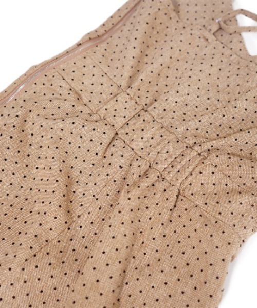 flower（フラワー）の「チャーミングドットロンパース（サロペット/オーバーオール・レディース・ベージュ/グレー・FREE）」の21枚目の写真