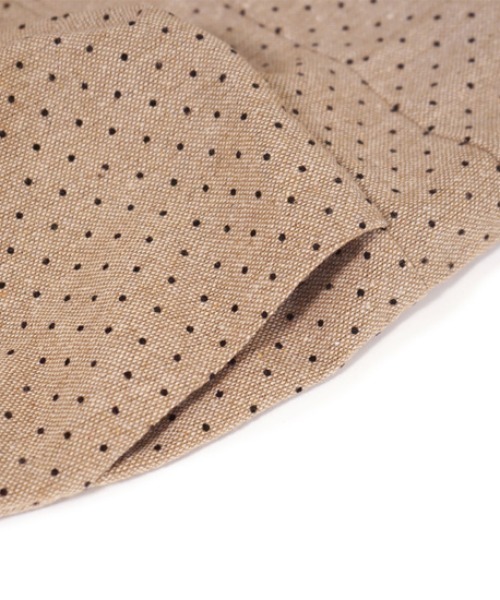 flower（フラワー）の「チャーミングドットロンパース（サロペット/オーバーオール・レディース・ベージュ/グレー・FREE）」の9枚目の写真