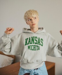 FREAK'S STORE | HEAVYショートロゴスウェットパーカー(パーカー)