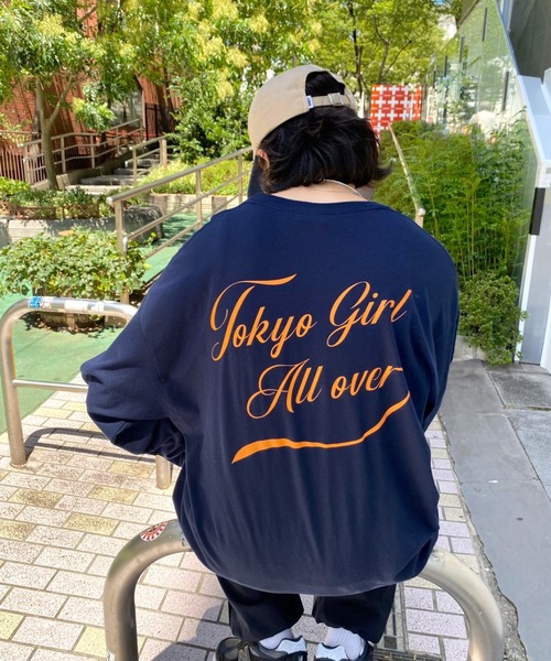 TOKYOGIRL（トーキョーガール）の「《WEB限定》東京ガール ロンT（Tシャツ/カットソー・メンズ・ホワイト/アッシュグレー/ブラック/ネイビー/ブラウン/グリーン・FREE）」の6枚目の写真