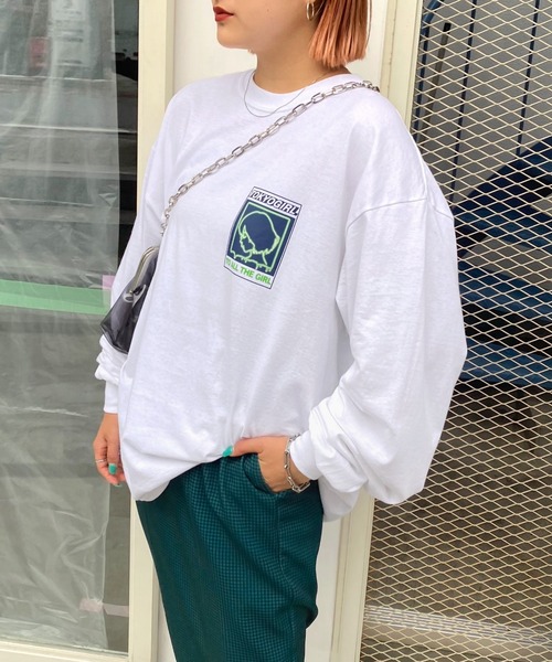 TOKYOGIRL（トーキョーガール）の「《WEB限定》東京ガール ロンT（Tシャツ/カットソー・メンズ・ホワイト/アッシュグレー/ブラック/ネイビー/ブラウン/グリーン・FREE）」の8枚目の写真