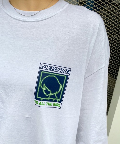 TOKYOGIRL（トーキョーガール）の「《WEB限定》東京ガール ロンT（Tシャツ/カットソー・メンズ・ホワイト/アッシュグレー/ブラック/ネイビー/ブラウン/グリーン・FREE）」の9枚目の写真