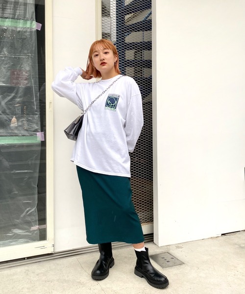 TOKYOGIRL（トーキョーガール）の「《WEB限定》東京ガール ロンT（Tシャツ/カットソー・メンズ・ホワイト/アッシュグレー/ブラック/ネイビー/ブラウン/グリーン・FREE）」の11枚目の写真