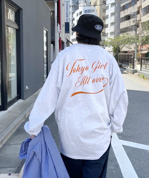 TOKYOGIRL（トーキョーガール）の「《WEB限定》東京ガール ロンT（Tシャツ/カットソー・メンズ・ホワイト/アッシュグレー/ブラック/ネイビー/ブラウン/グリーン・FREE）」の22枚目の写真