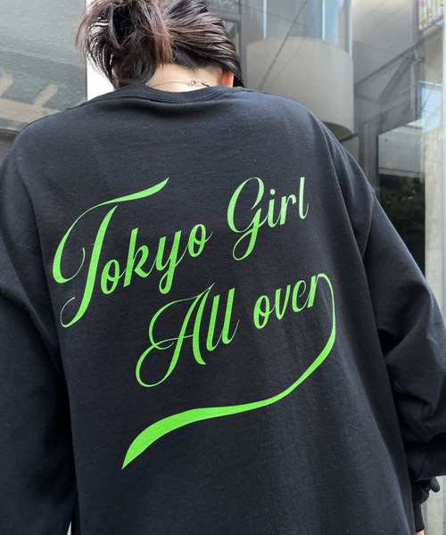 TOKYOGIRL（トーキョーガール）の「《WEB限定》東京ガール ロンT（Tシャツ/カットソー・メンズ・ホワイト/アッシュグレー/ブラック/ネイビー/ブラウン/グリーン・FREE）」の16枚目の写真