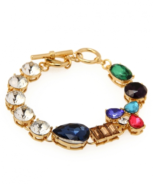 Another Edition（アナザーエディション）の「gemmyマルチカラービジューブレスレット/ gemmy MLT BJ BR◆（ブレスレット・レディース・ゴールド・フリー）」の2枚目の写真