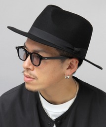 Ruben | Ruben / ルーベン / フラット ワイドブリム フェルトハット / ウール つば広 中折れハット / ロングブリム(ハット)