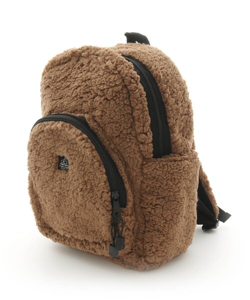 Ampersand(アンパサンド)の「ボアリュック(バックパック/リュック・キッズ・グレー/ブラウン/ベージュ・SMALL/X-SMALL/MEDIUM)」の2枚目の写真