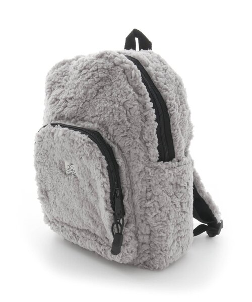 Ampersand(アンパサンド)の「ボアリュック(バックパック/リュック・キッズ・グレー/ブラウン/ベージュ・SMALL/X-SMALL/MEDIUM)」の1枚目の写真