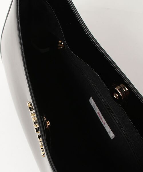 atmos pink（アトモスピンク）の「atmos pink エナメル ショルダーバッグ（ショルダーバッグ・レディース・ブラック/ピンク・FREE）」の4枚目の写真