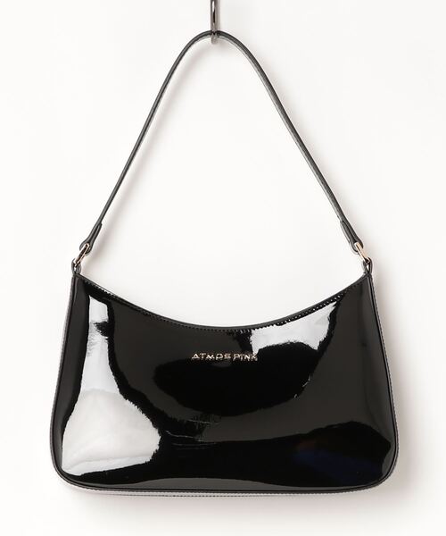 atmos pink（アトモスピンク）の「atmos pink エナメル ショルダーバッグ（ショルダーバッグ・レディース・ブラック/ピンク・FREE）」の7枚目の写真