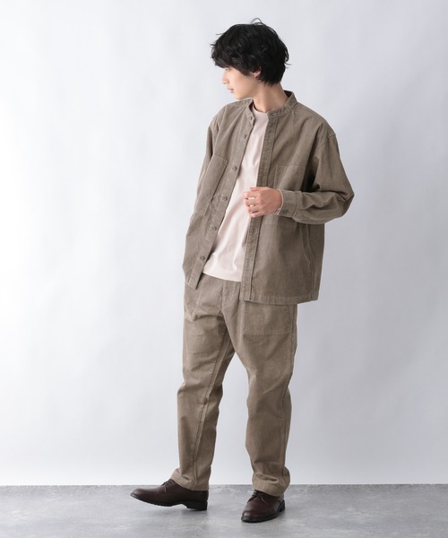 GLOBAL WORK（グローバルワーク）の「ホリデーリラックス　シャツブルゾン/959963（ブルゾン・メンズ・オフホワイト/ベージュ/カーキ/ネイビー/スカイブルー・MEDIUM/LARGE）」の16枚目の写真